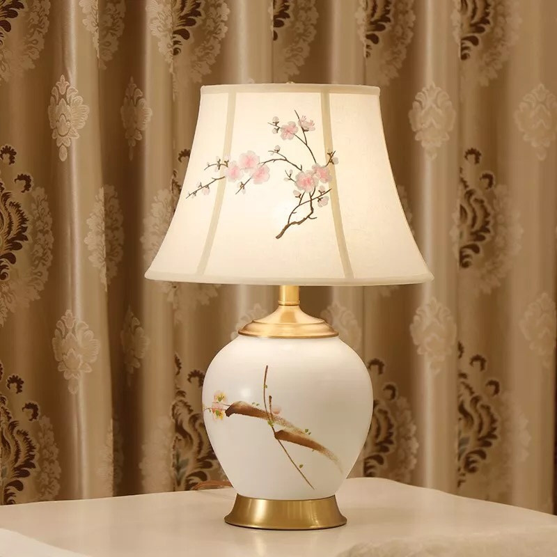 Đèn bàn gốm sứ HTGS05