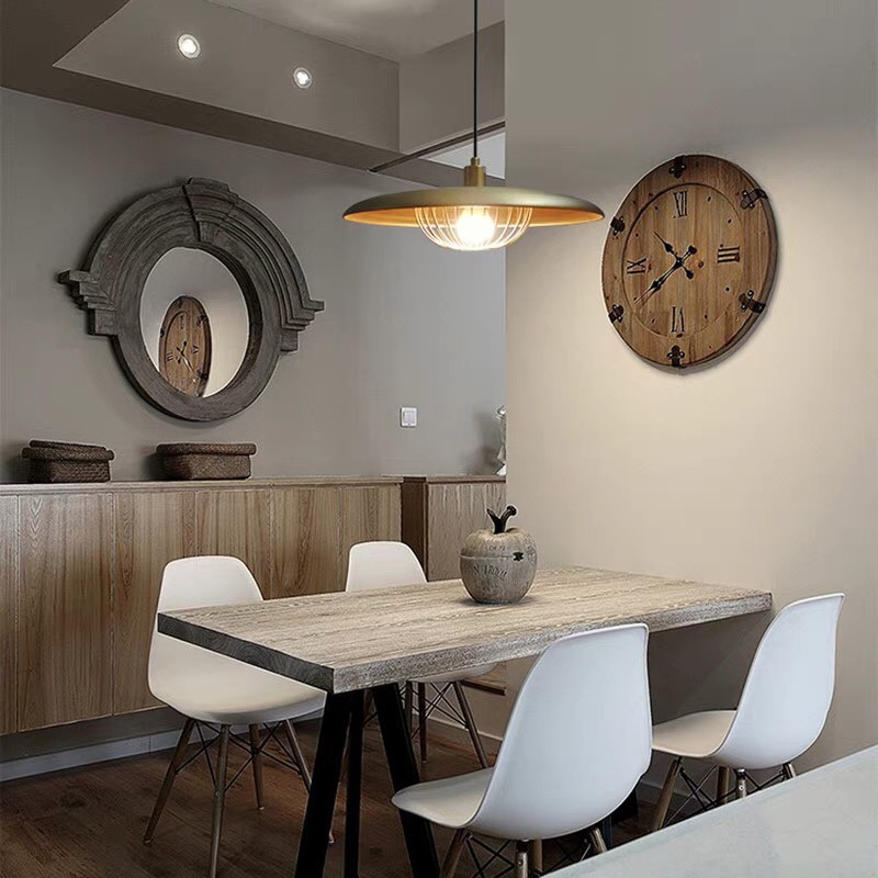 Đèn thả chao gỗ HTDT-18