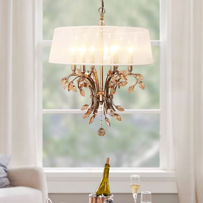 Đèn chùm nón luxury