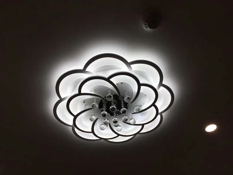 Đèn LED ốp trần hoa pha lê HTT-04 | Ảnh 4