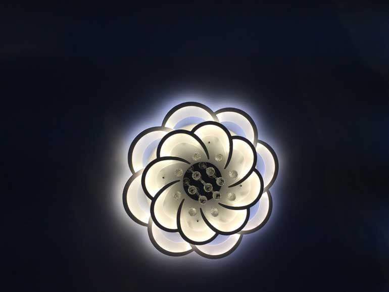 Đèn LED ốp trần hoa pha lê HTT-04 | Ảnh 5