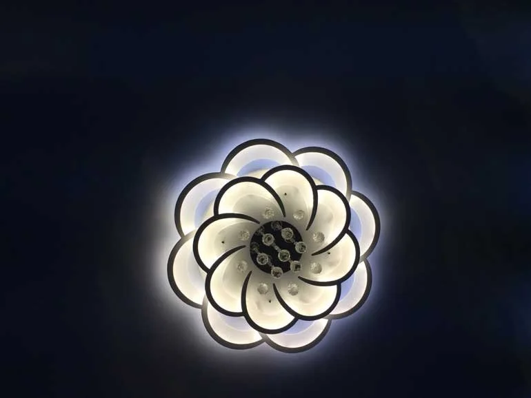 Đèn LED ốp trần hoa pha lê HTT-04 | Ảnh 5