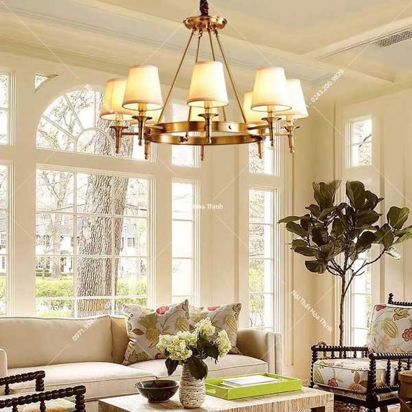 Đèn chùm đồng HTD-03