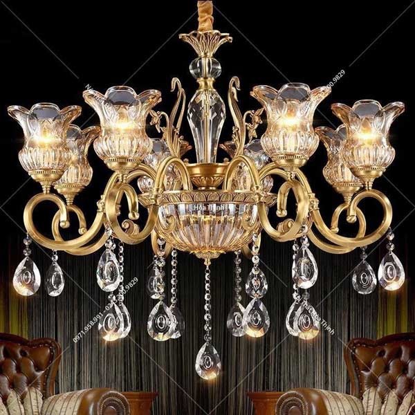 Đèn chùm đồng HTD-04