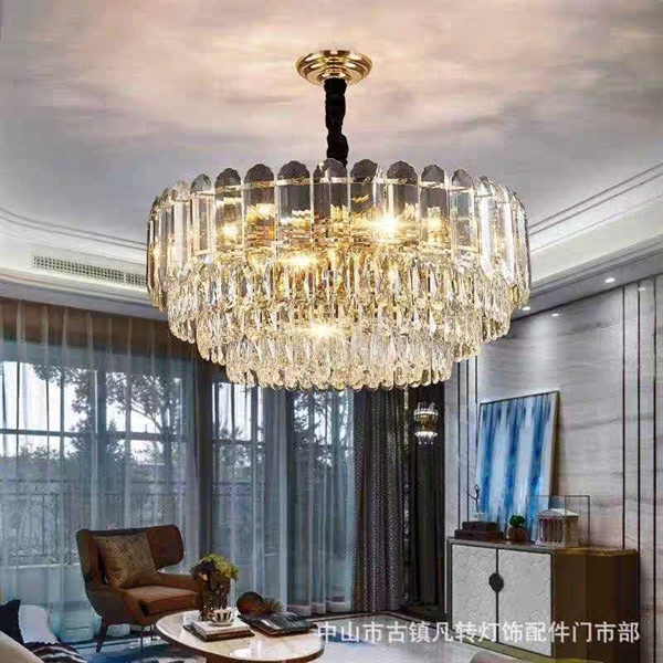 Đèn chùm pha lê tròn HTPL-212 D80